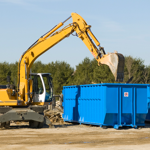 what happens if the residential dumpster is damaged or stolen during rental in McRae Arkansas